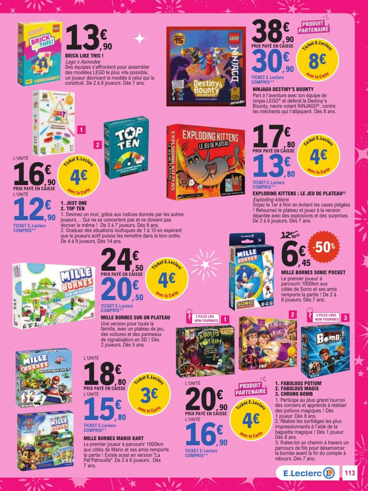 Catalogue E.Leclerc · Jouets De Noel Gss — page 113