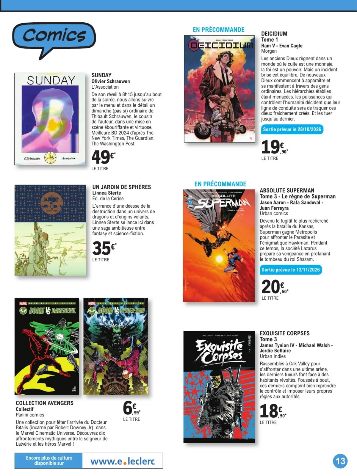 Catalogue E.Leclerc · Guide Bd — page 13
