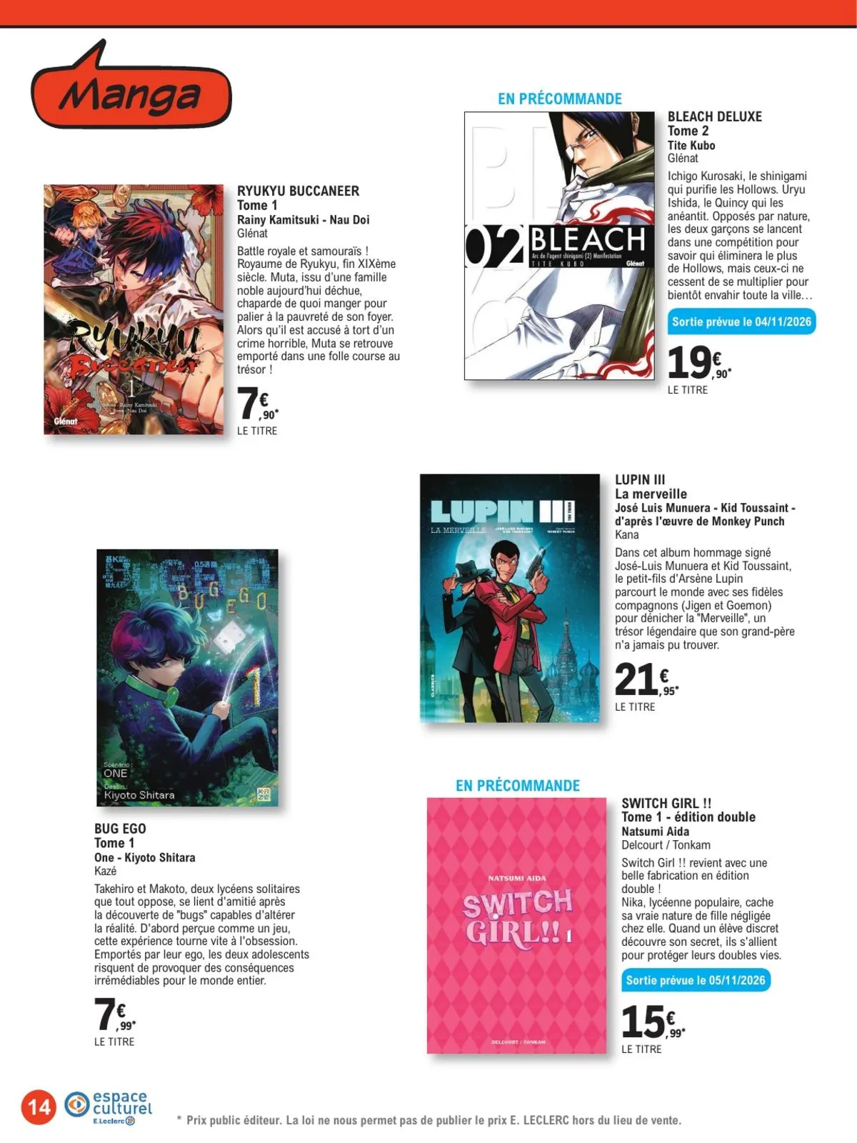 Catalogue E.Leclerc · Guide Bd — page 14