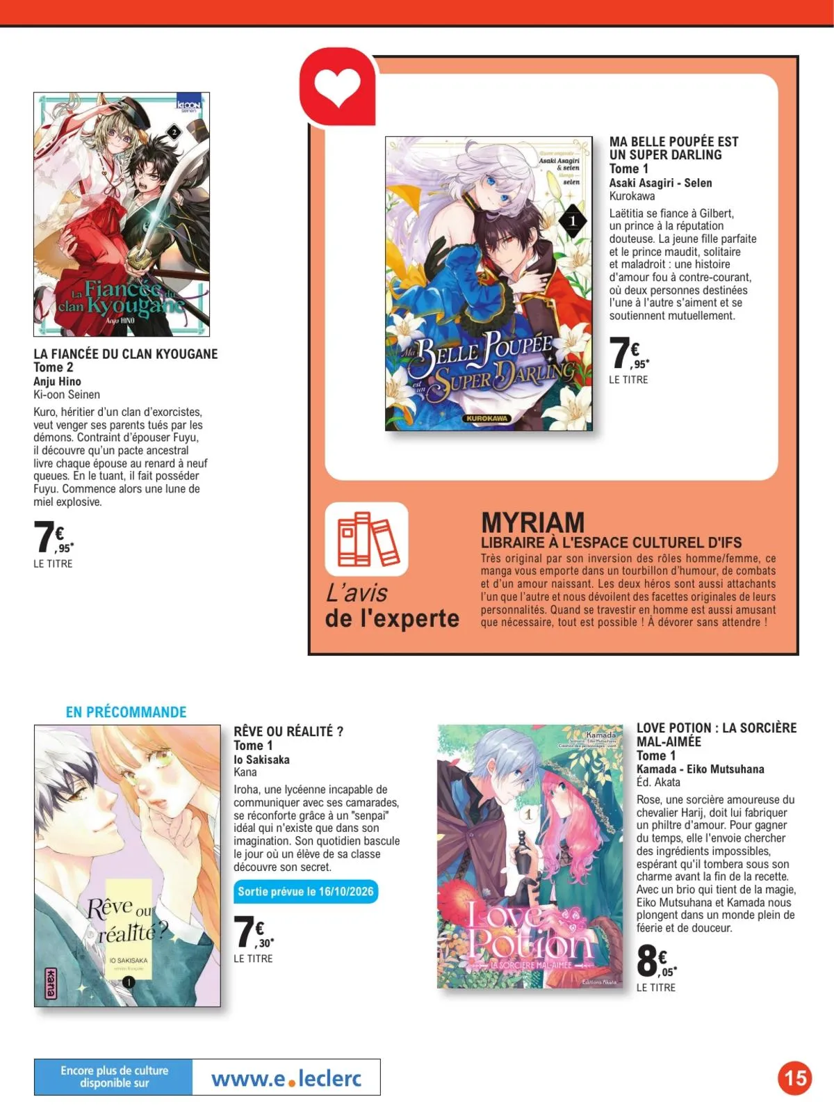 Catalogue E.Leclerc · Guide Bd — page 15