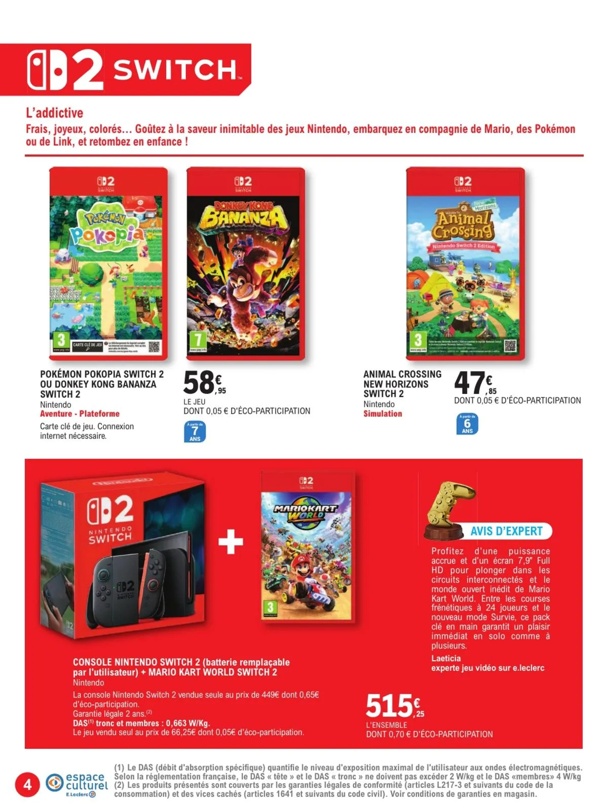 Catalogue E.Leclerc · Guide Jeu Video — page 4