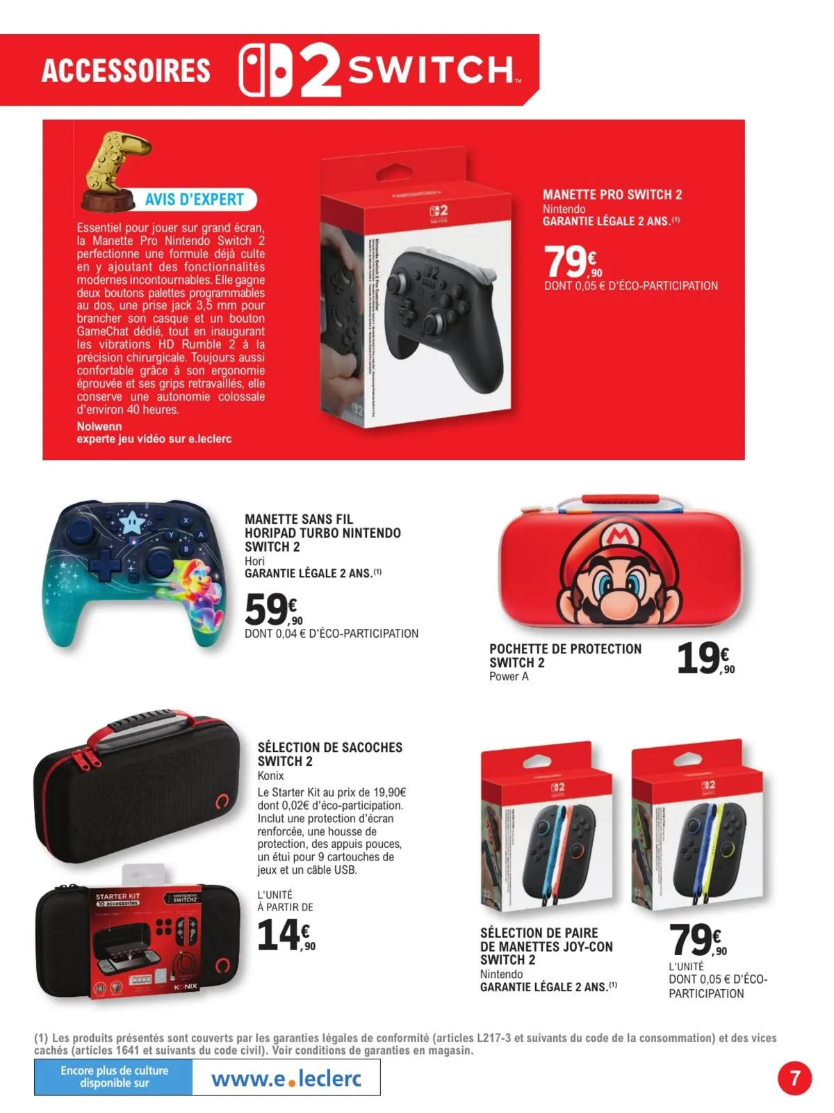 Catalogue E.Leclerc · Guide Jeu Video — page 7