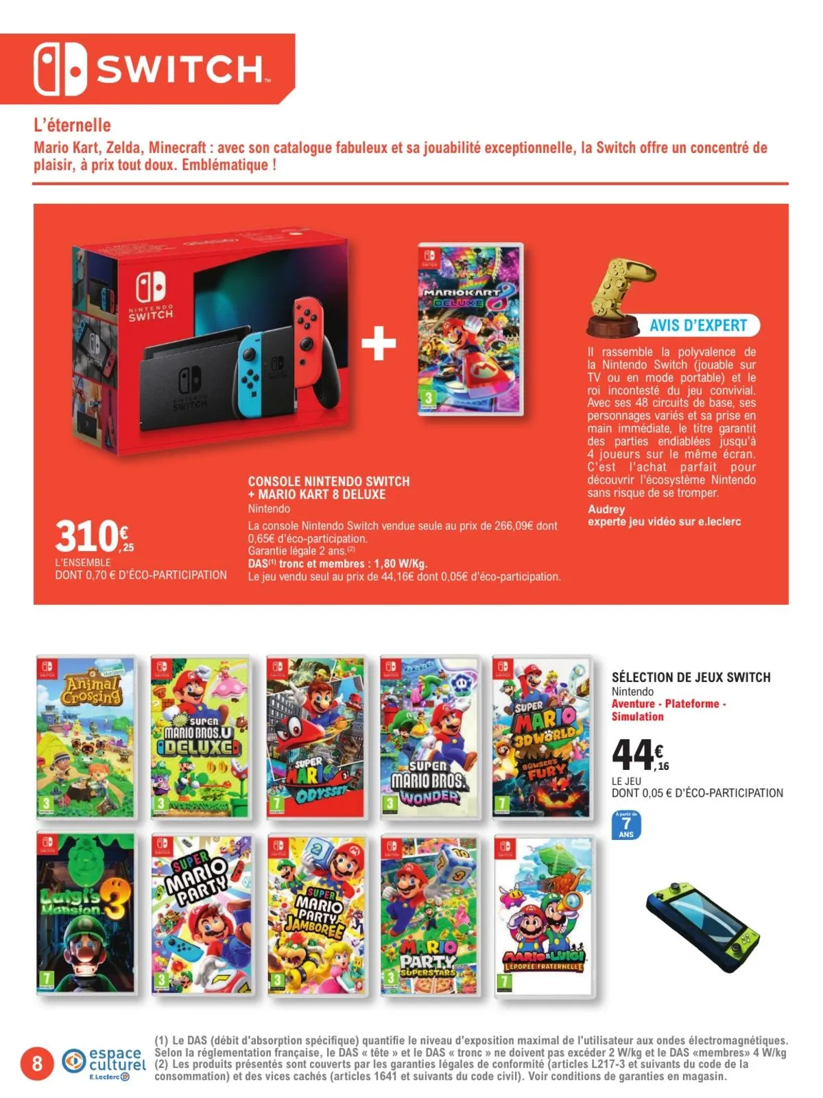 Catalogue E.Leclerc · Guide Jeu Video — page 8