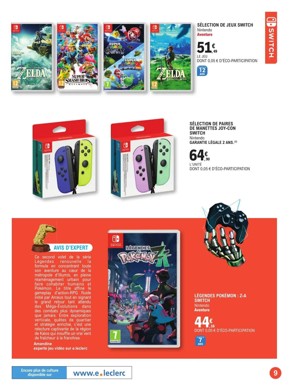 Catalogue E.Leclerc · Guide Jeu Video — page 9