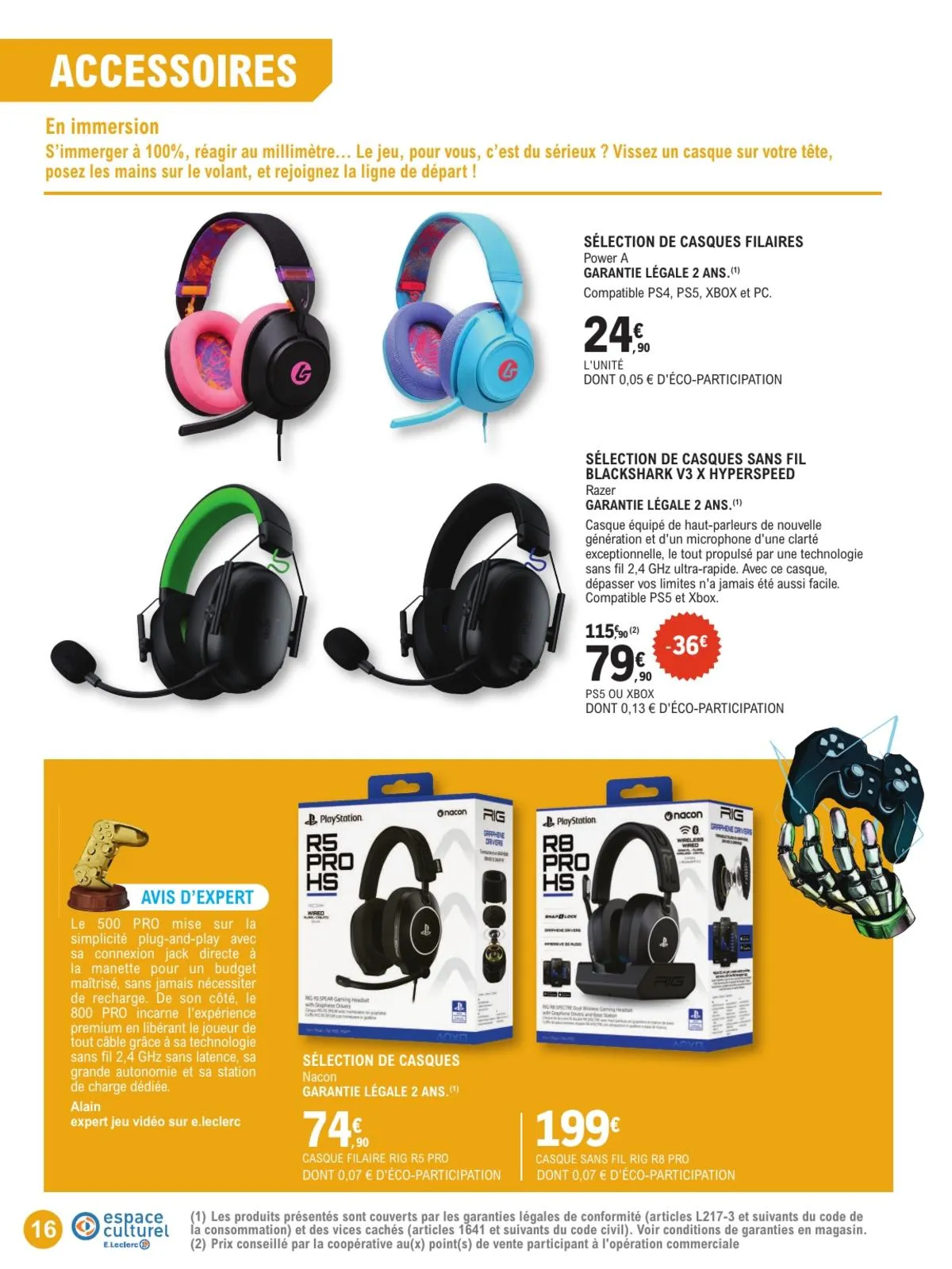 Catalogue E.Leclerc · Guide Jeu Video — page 16