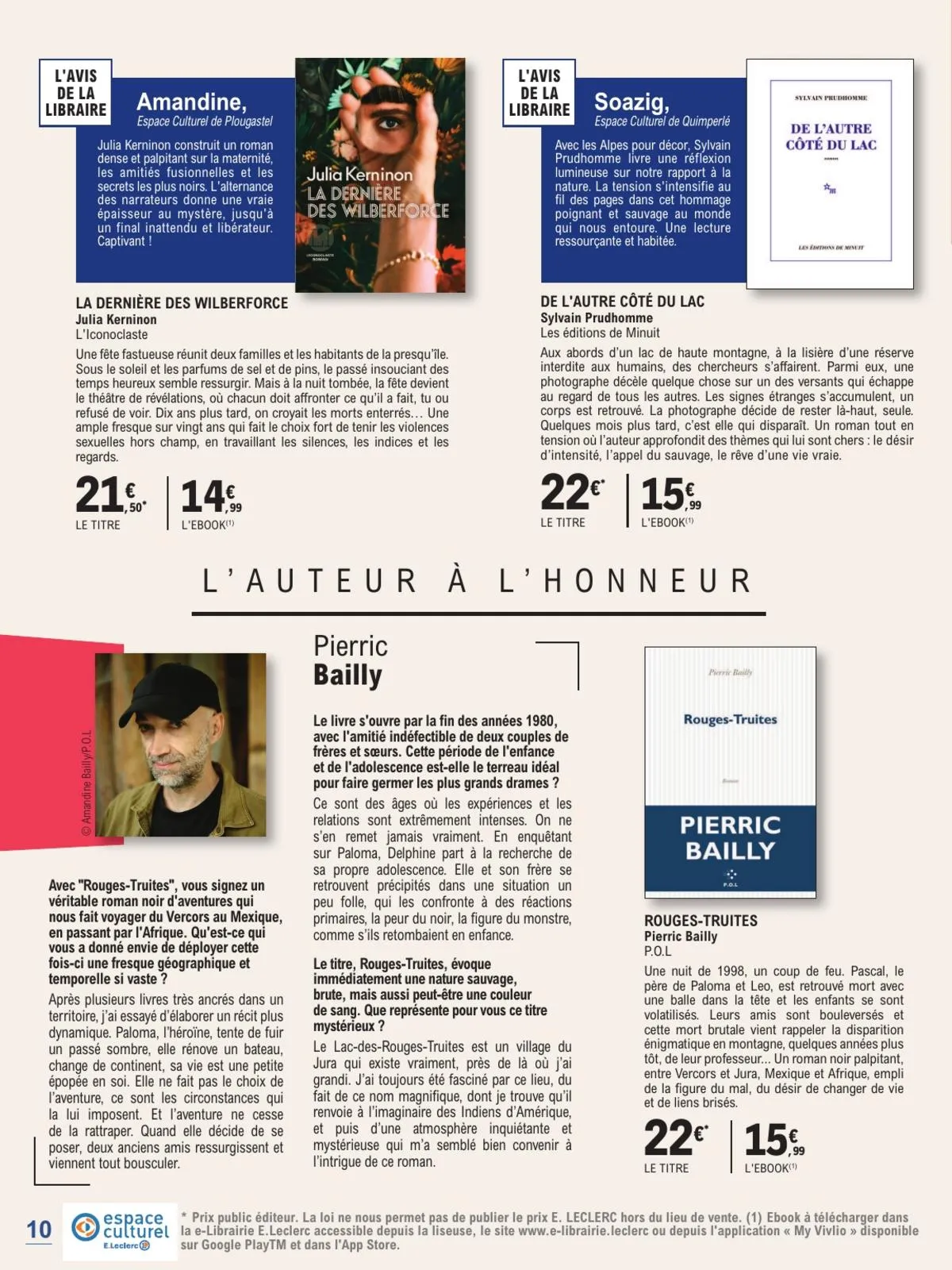 Catalogue E.Leclerc · Guide Rentree Litteraire — page 10