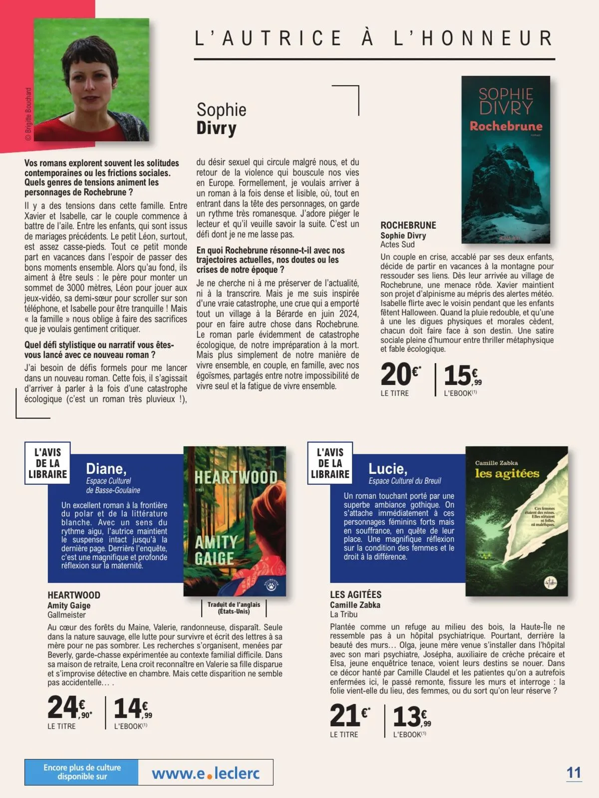 Catalogue E.Leclerc · Guide Rentree Litteraire — page 11