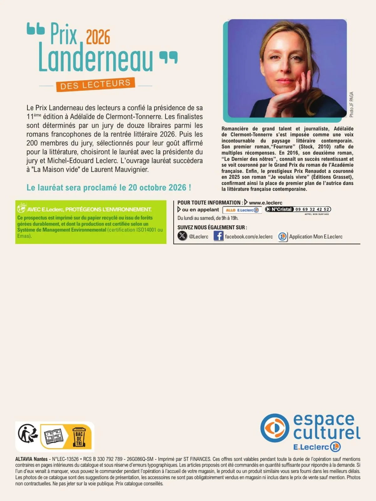 Catalogue E.Leclerc · Guide Rentree Litteraire — page 20