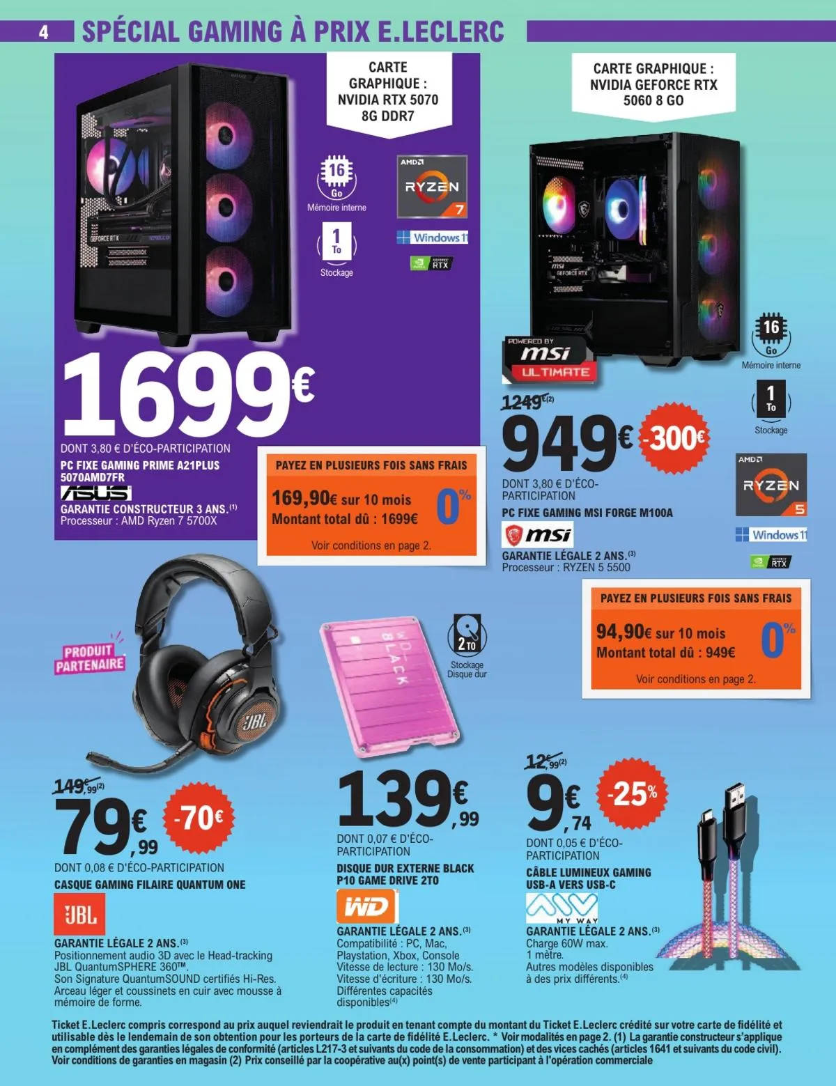 Catalogue E.Leclerc · High-Tech Gaming & Univers Connecte — page 4