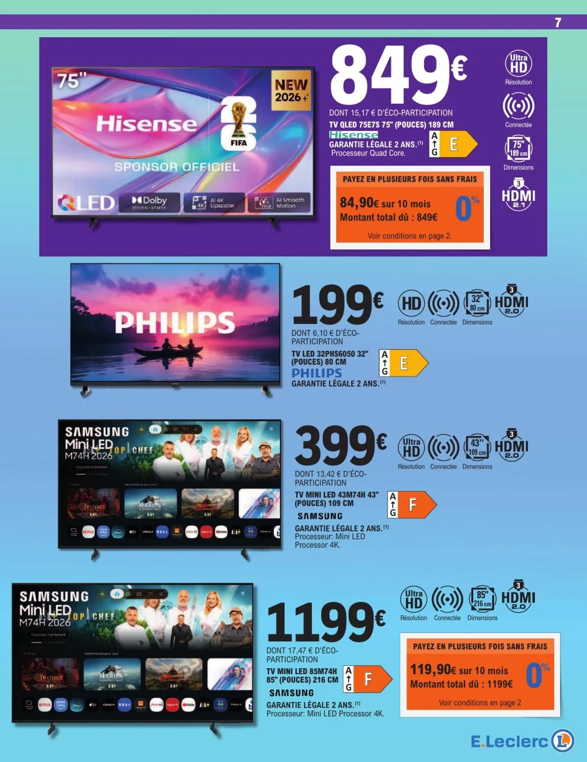 Catalogue E.Leclerc · High-Tech Gaming & Univers Connecte — page 7