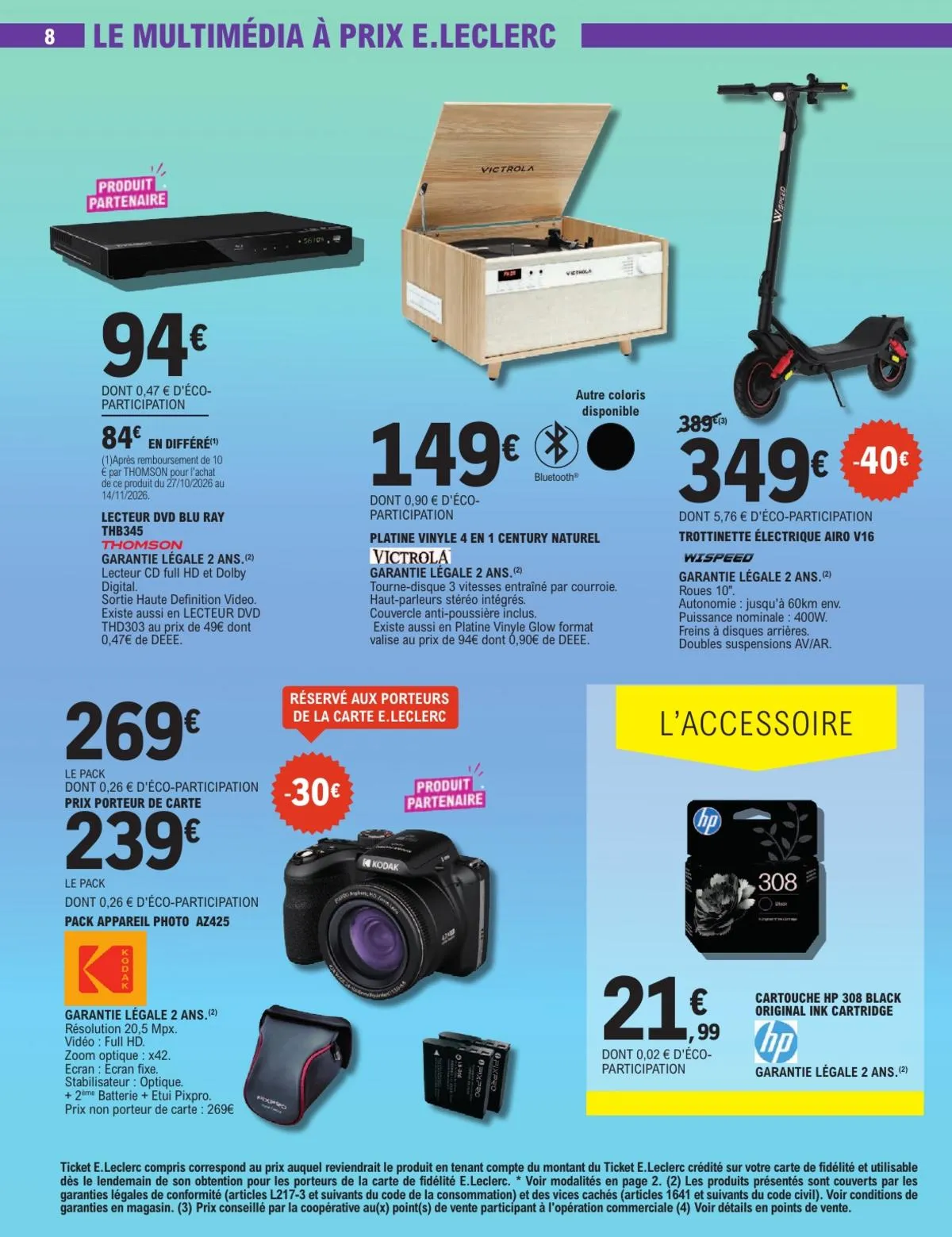 Catalogue E.Leclerc · High-Tech Gaming & Univers Connecte — page 8