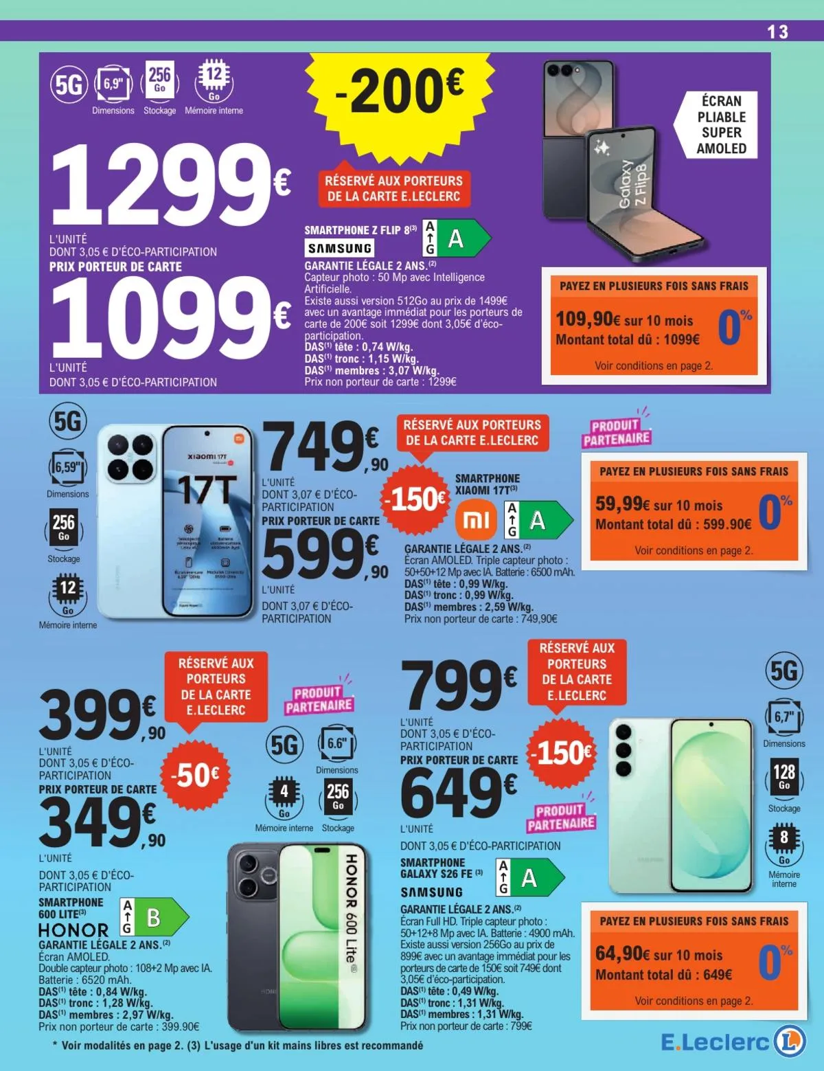 Catalogue E.Leclerc · High-Tech Gaming & Univers Connecte — page 13