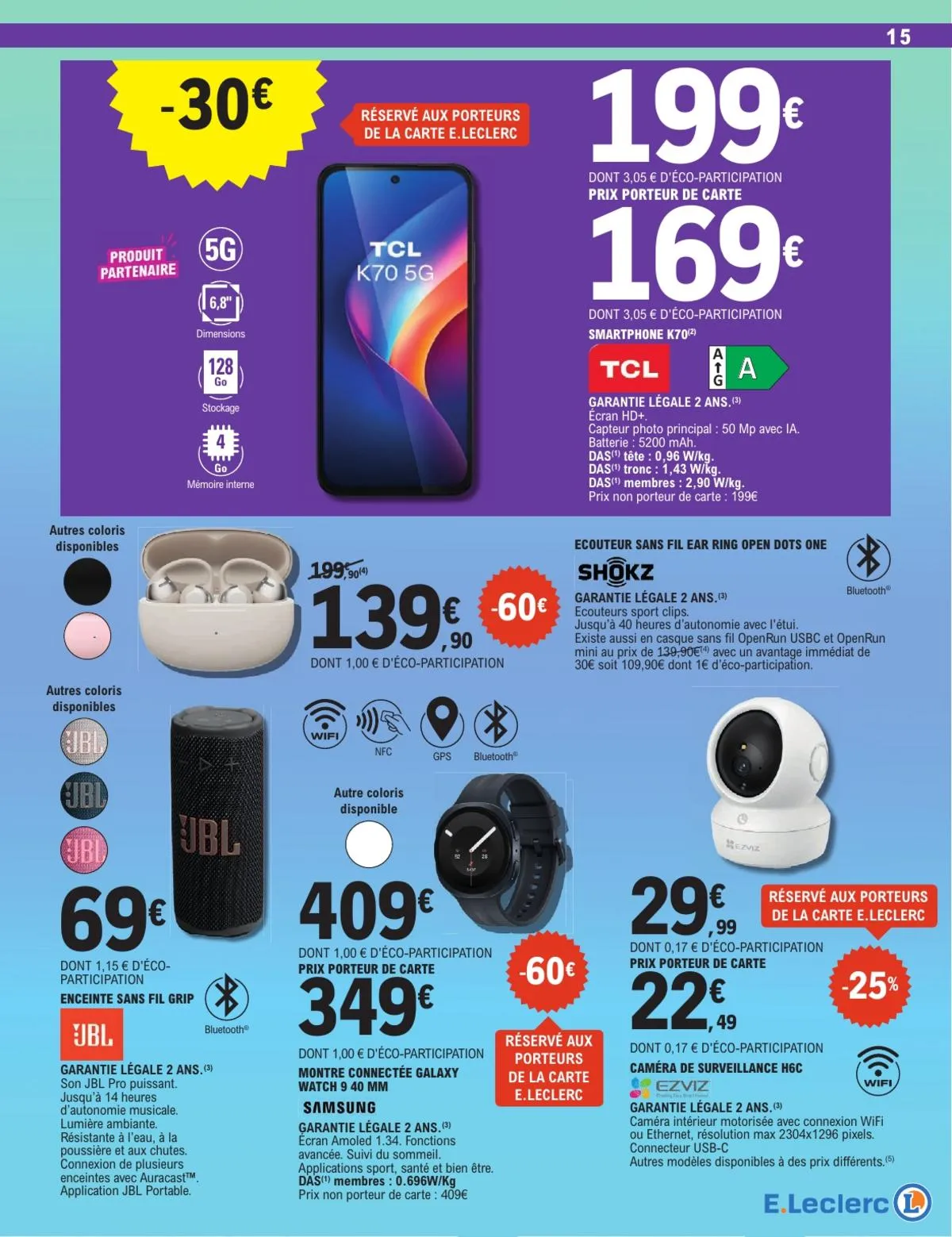 Catalogue E.Leclerc · High-Tech Gaming & Univers Connecte — page 15
