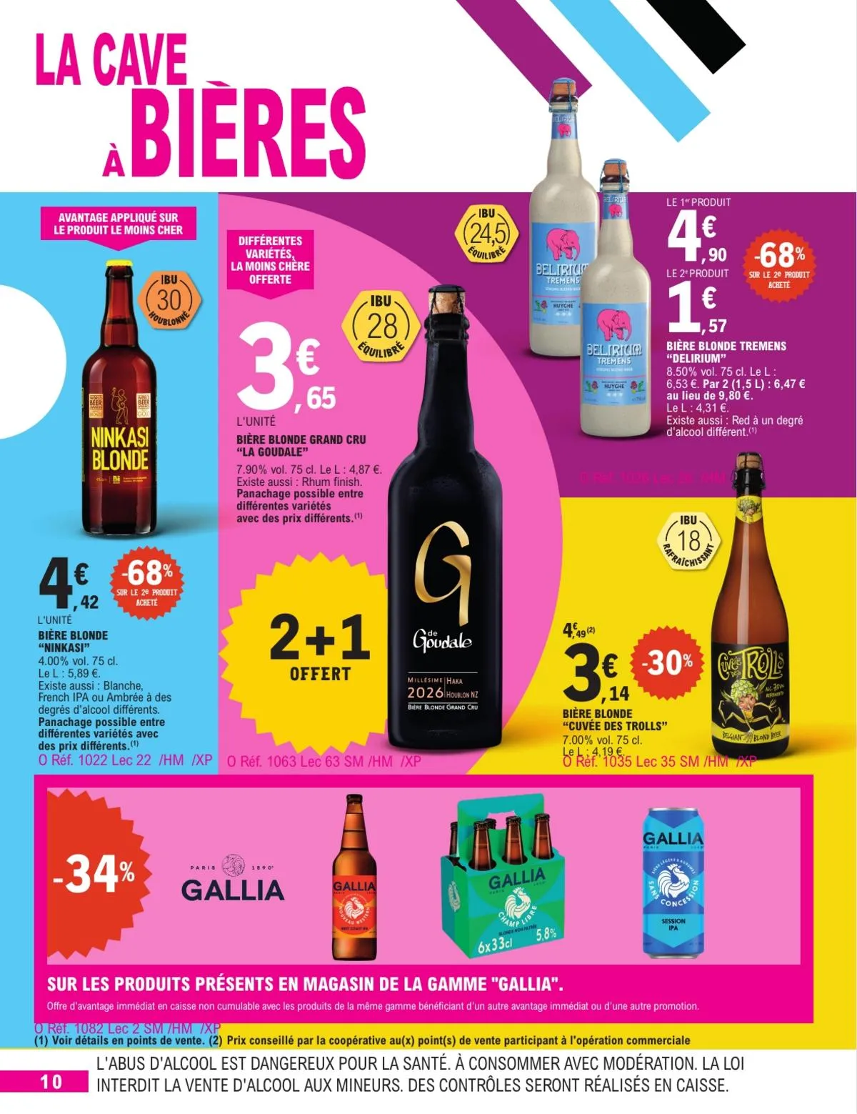 Catalogue E.Leclerc · Foire A La Biere - Mixte — page 10