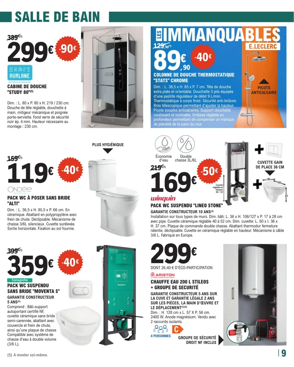 Catalogue E.Leclerc · Trafic Brico 10 — page 9