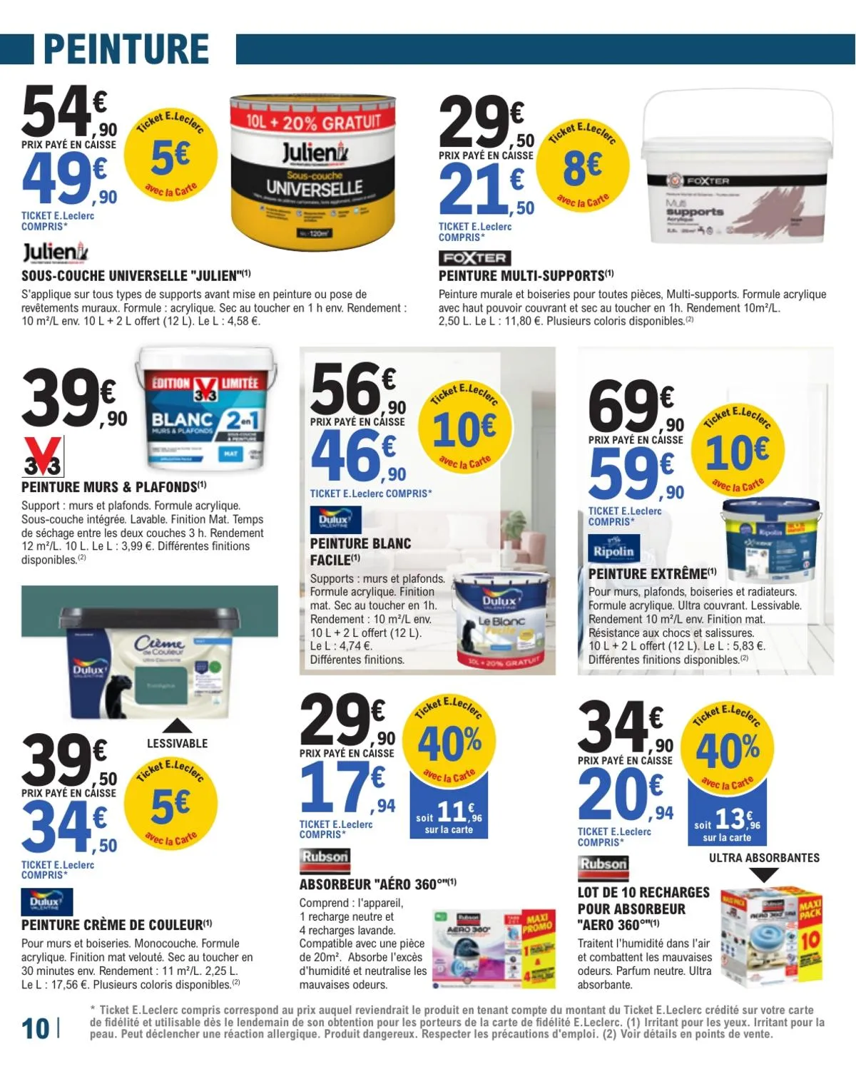 Catalogue E.Leclerc · Trafic Brico 10 — page 10