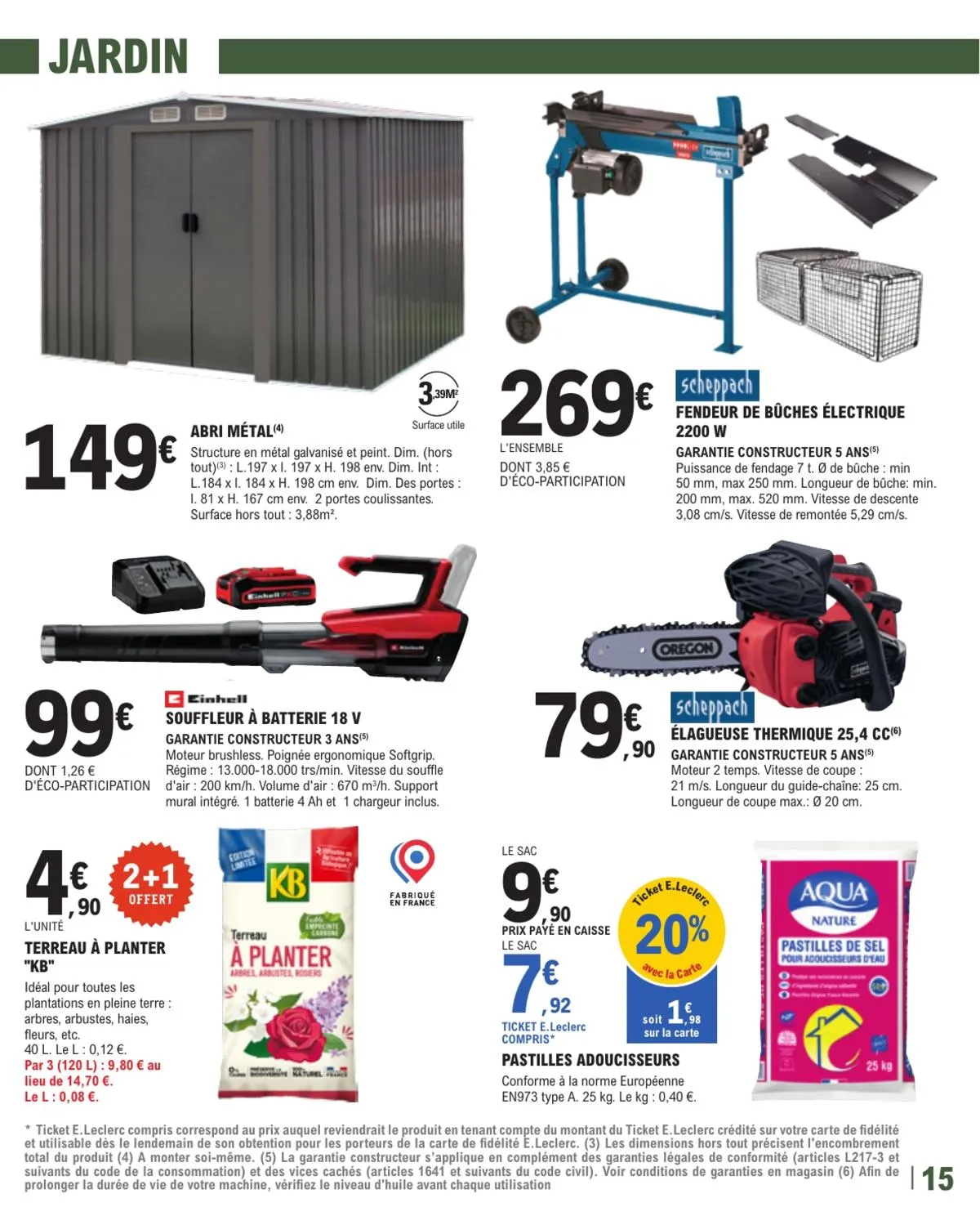 Catalogue E.Leclerc · Trafic Brico 10 — page 15