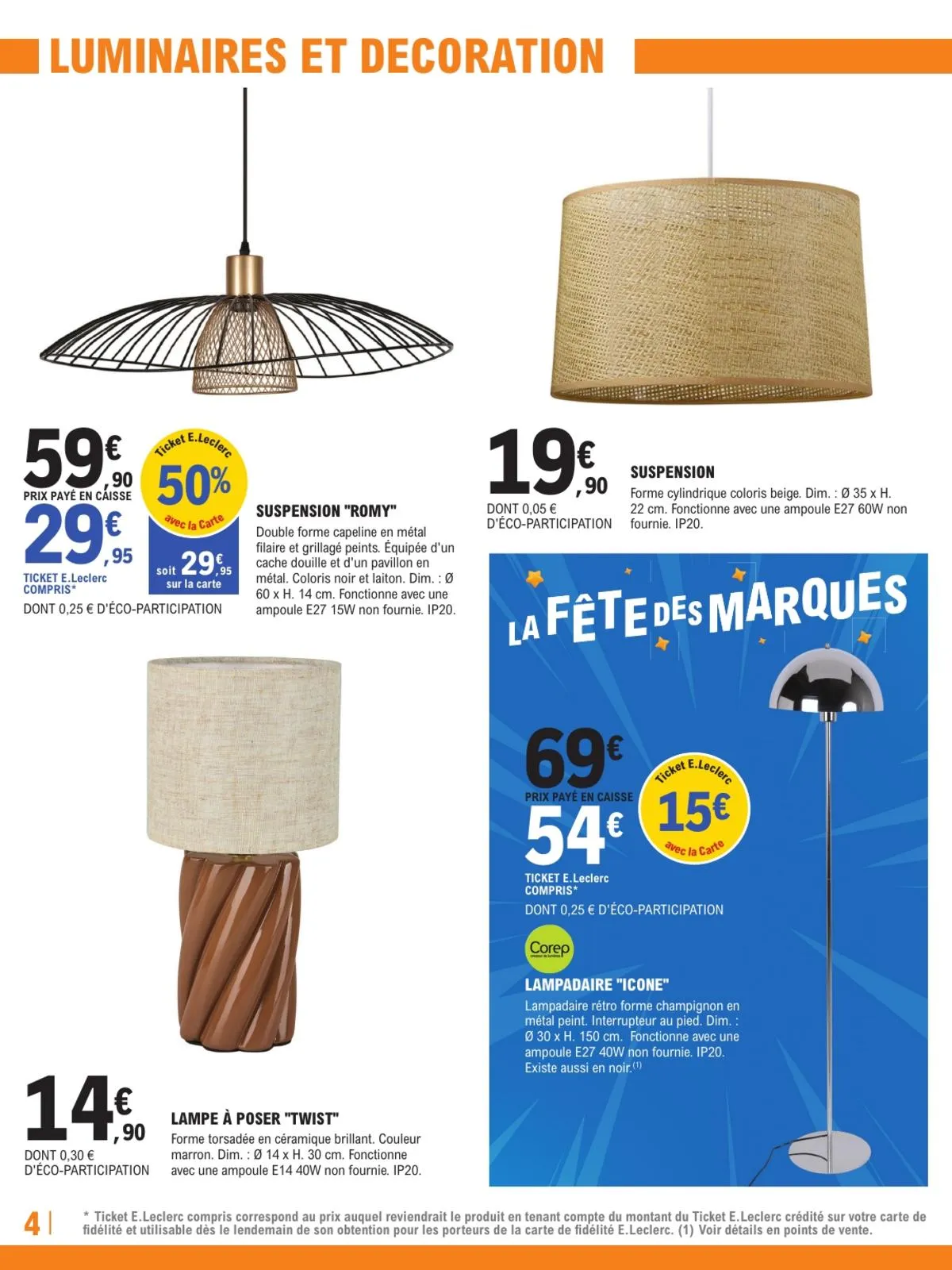 Catalogue E.Leclerc · Trafic Brico 11 - Fête Des Marques — page 4
