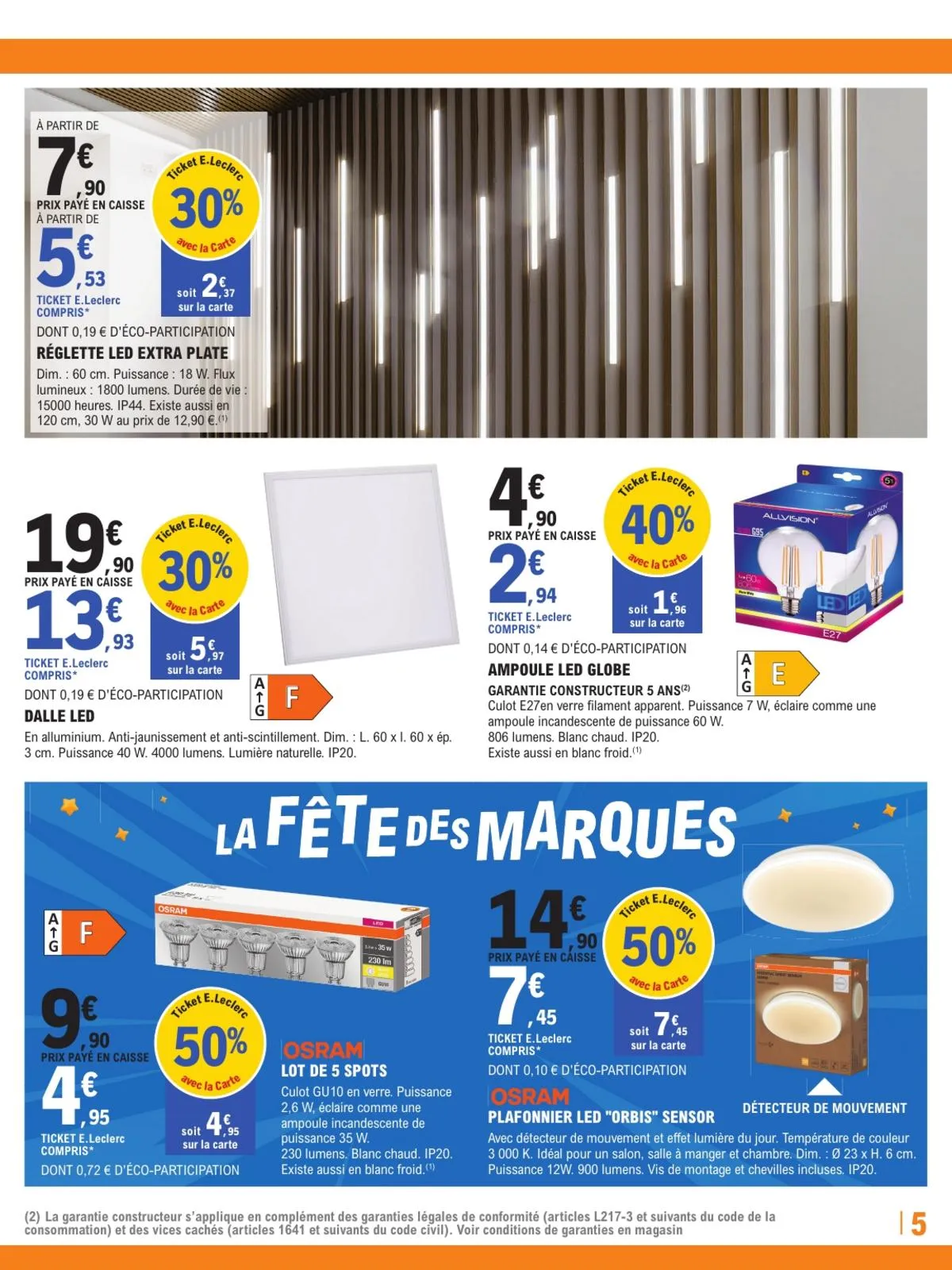 Catalogue E.Leclerc · Trafic Brico 11 - Fête Des Marques — page 5