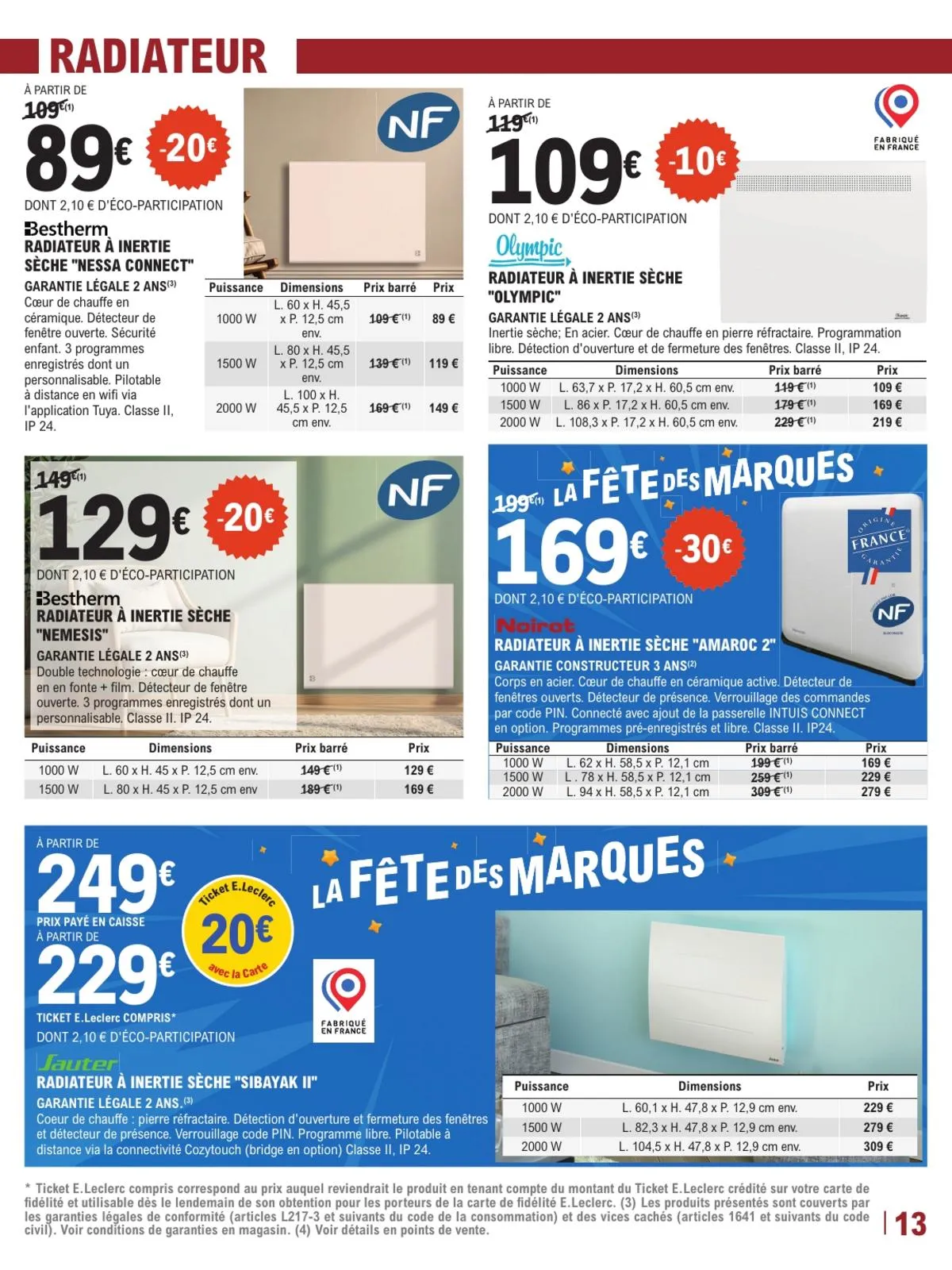 Catalogue E.Leclerc · Trafic Brico 11 - Fête Des Marques — page 13