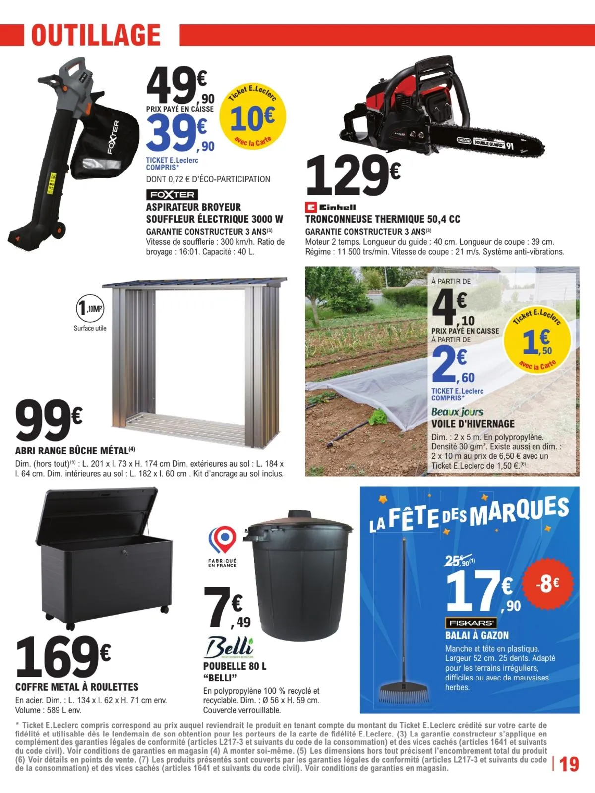 Catalogue E.Leclerc · Trafic Brico 11 - Fête Des Marques — page 19