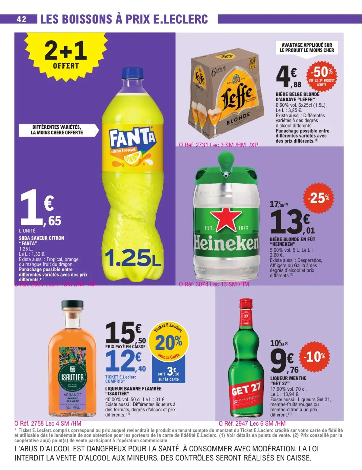 Catalogue E.Leclerc · Depenser Moins 24 - Mixte — page 42
