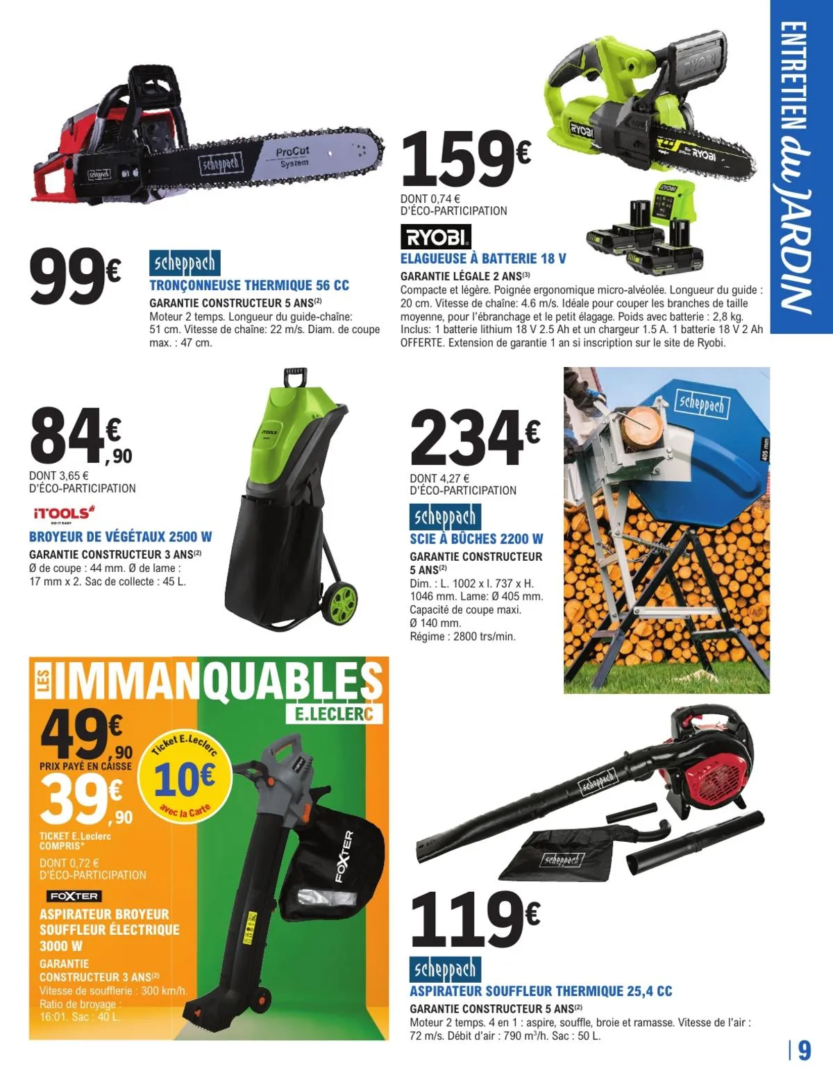 Catalogue E.Leclerc · Trafic Jardi Automne — page 9