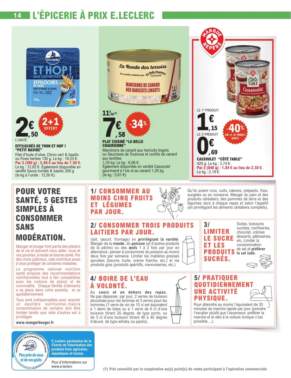 Catalogue E.Leclerc · Depenser Moins 22 Bis - Mixte — page 14