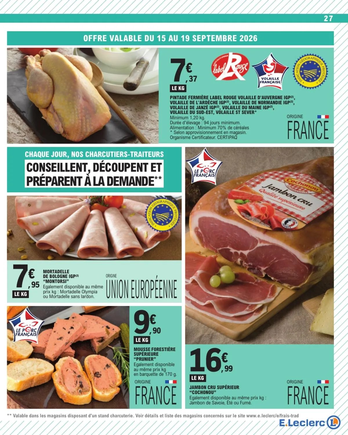 Catalogue E.Leclerc · Evenement 9 — page 27