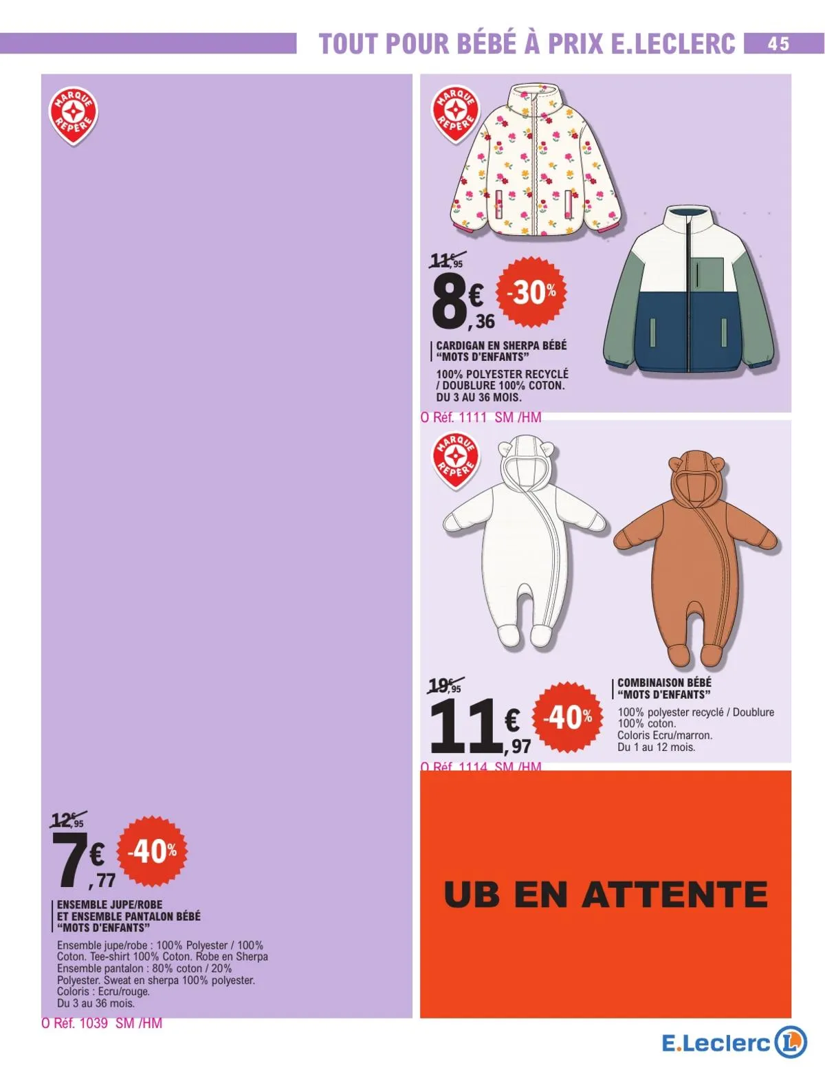 Catalogue E.Leclerc · Evenement 10 — page 45