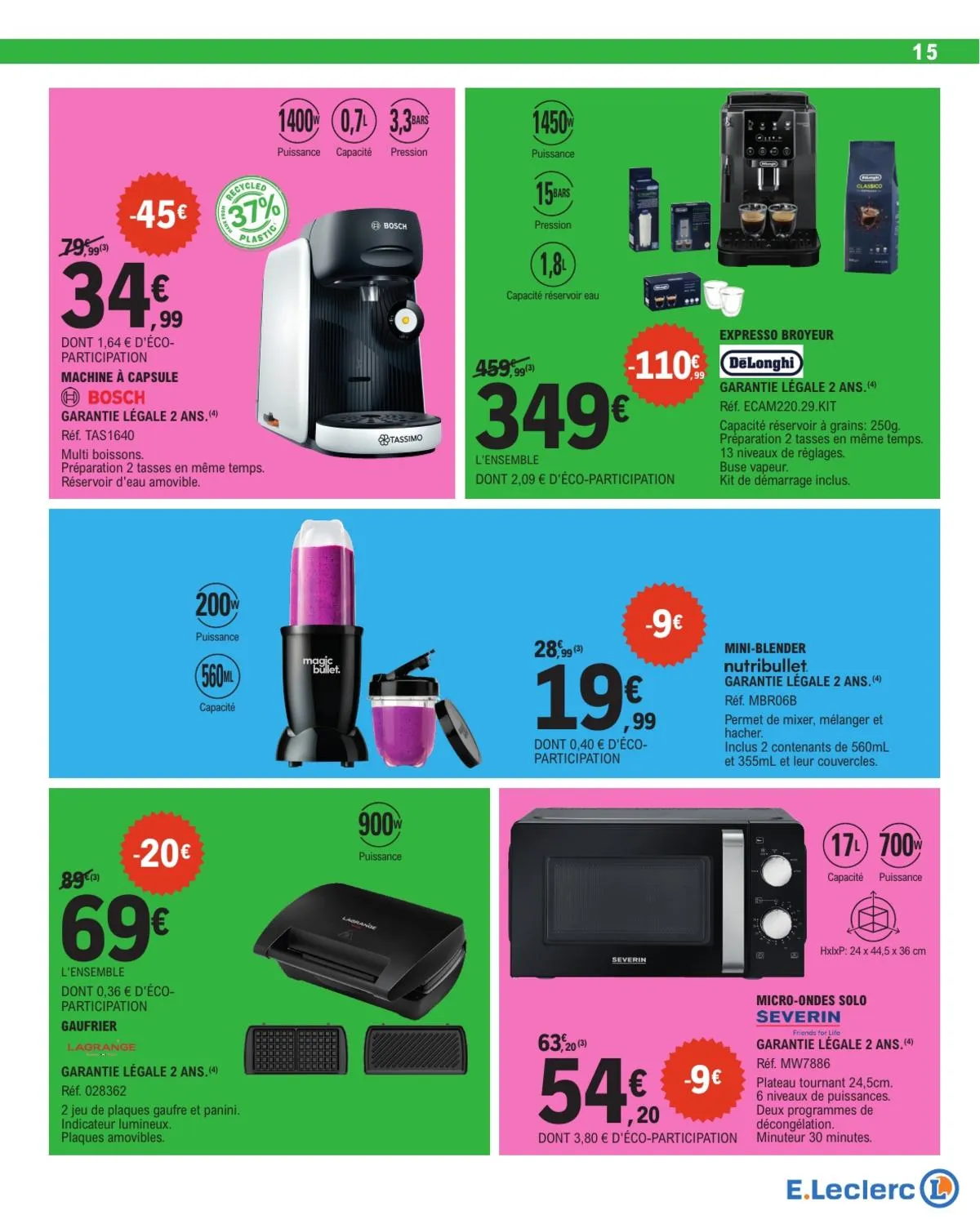 Catalogue E.Leclerc · Evenement 9 Bis — page 15
