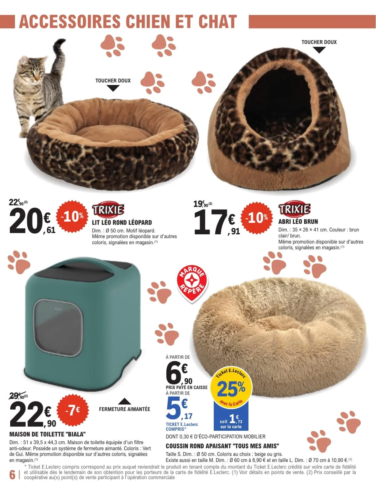 Catalogue E.Leclerc · Trafic Animalerie 8 — page 6