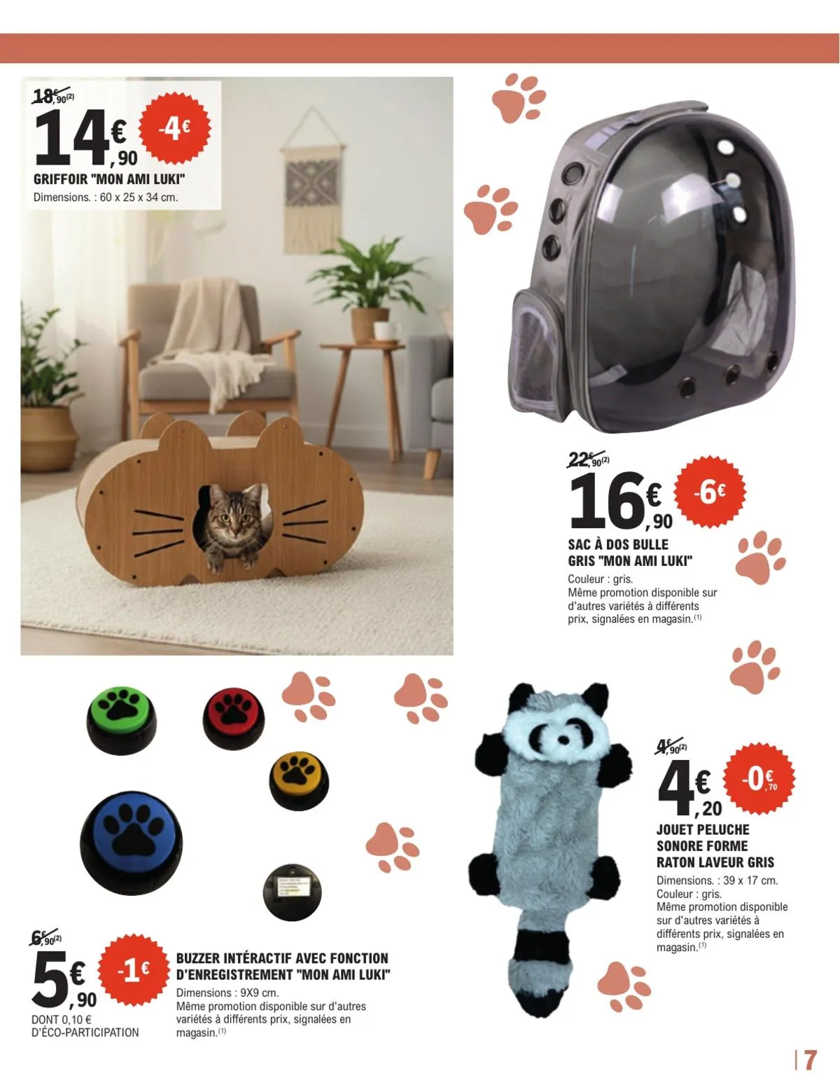 Catalogue E.Leclerc · Trafic Animalerie 8 — page 7