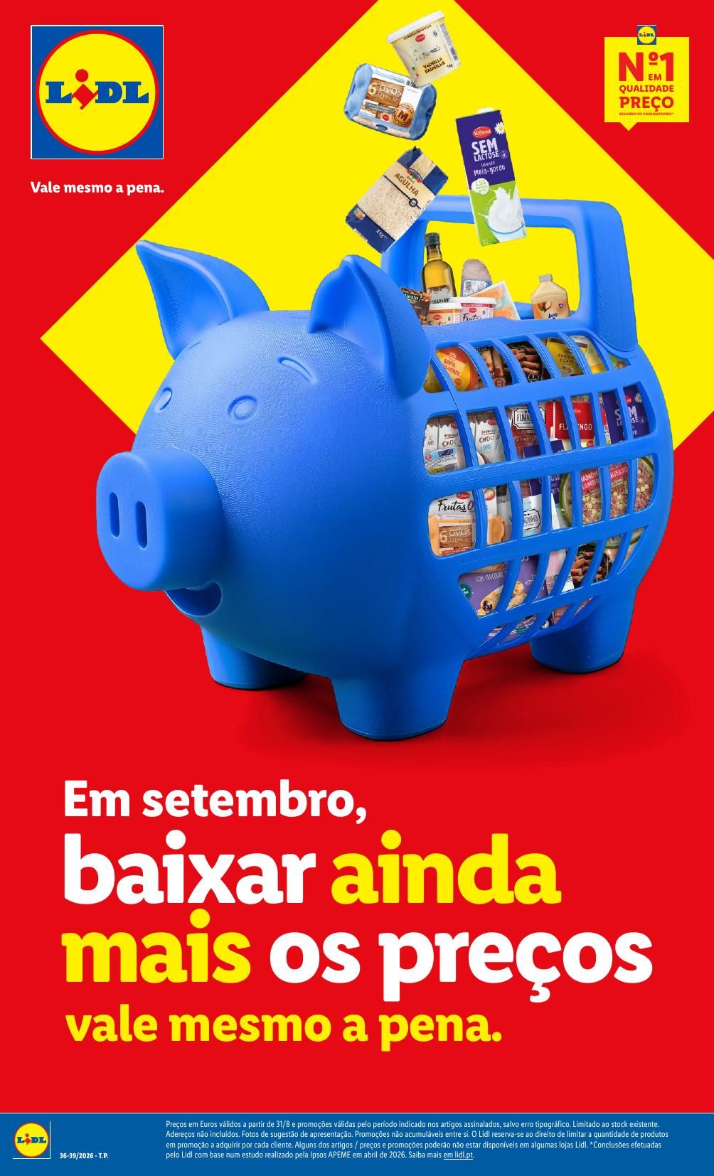 Folheto Lidl · 3 de julho de 2026 – 27 de setembro de 2026 — página 1