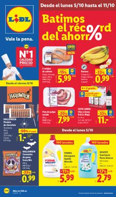 Portada del Folleto Lidl Alimentación