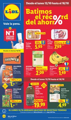Portada del Folleto Lidl Alimentación