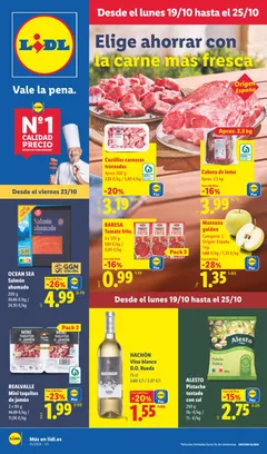 Portada del Folleto Lidl Alimentación