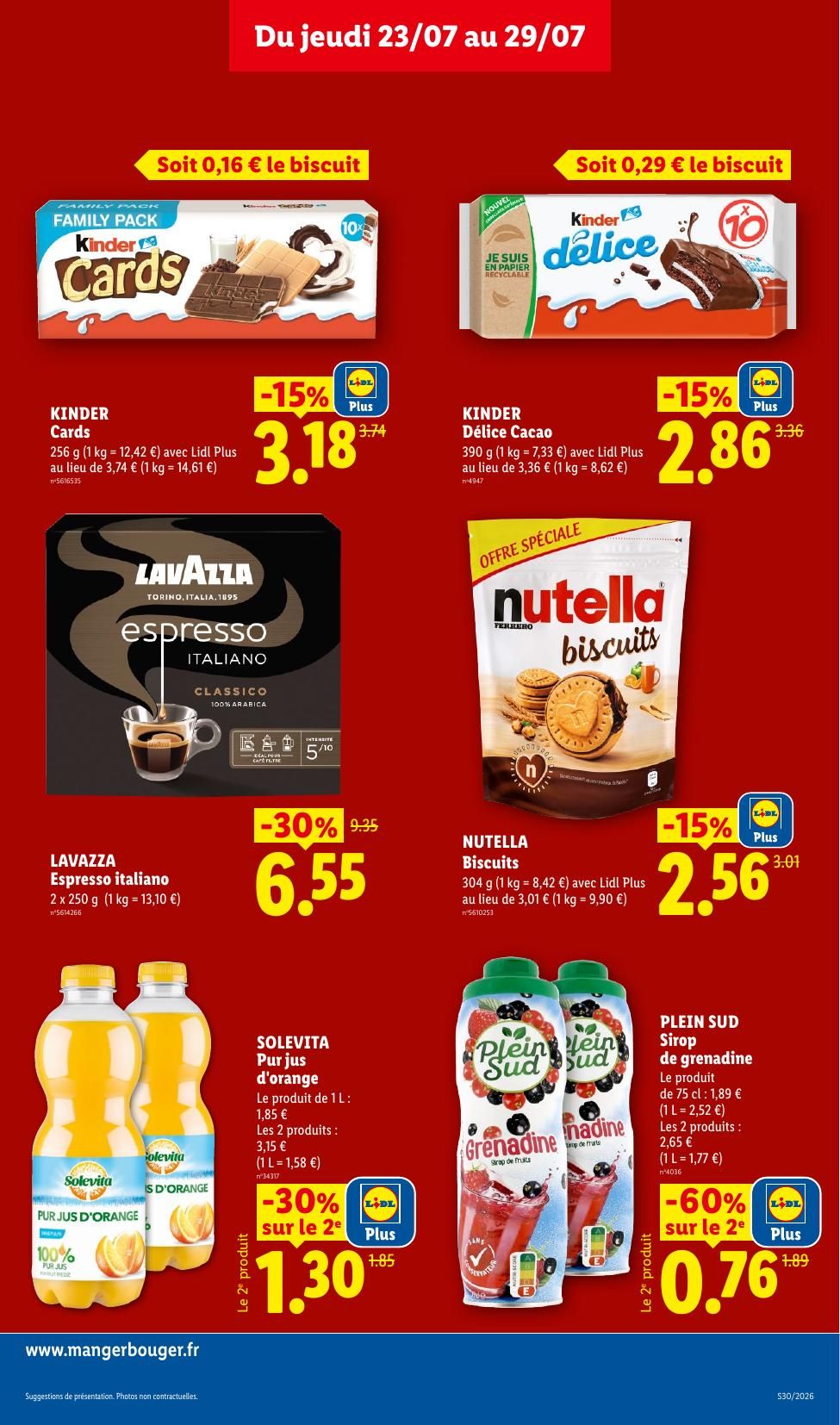 Catalogue Lidl · du 16 juillet 2026 au 29 juillet 2026 — page 15