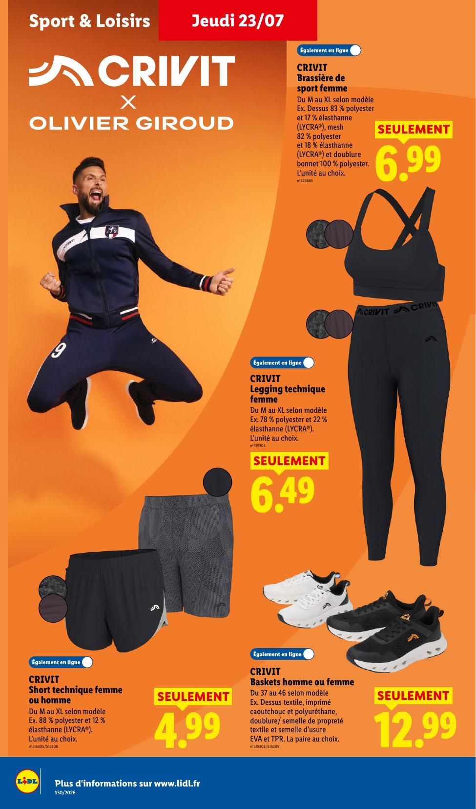 Catalogue Lidl · du 16 juillet 2026 au 29 juillet 2026 — page 46
