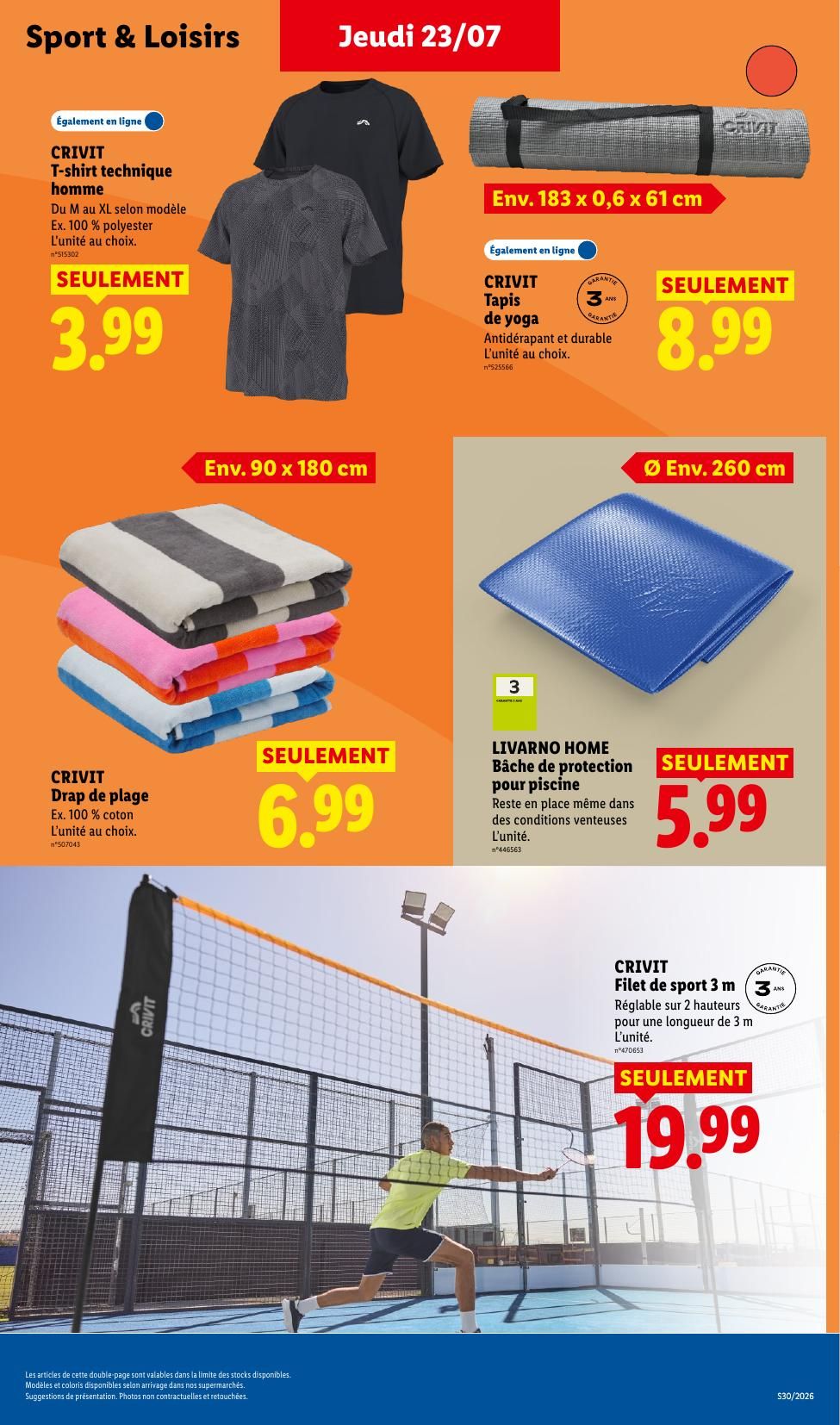 Catalogue Lidl · du 16 juillet 2026 au 29 juillet 2026 — page 47