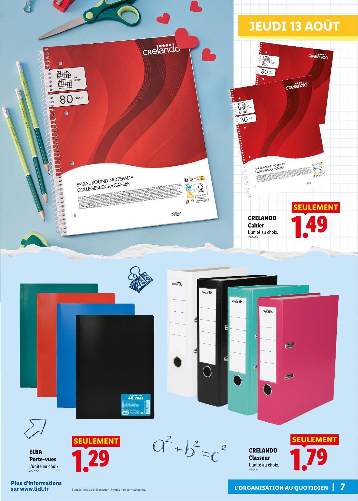 Catalogue Lidl · du 22 juillet 2026 au 26 août 2026 — page 7