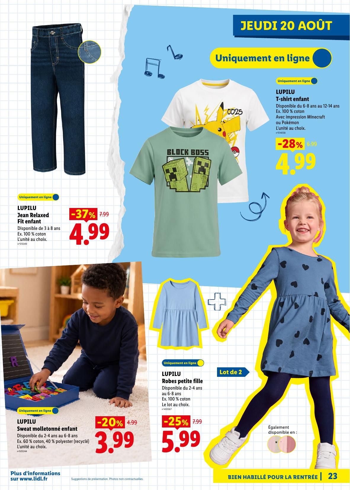 Catalogue Lidl · du 22 juillet 2026 au 26 août 2026 — page 23