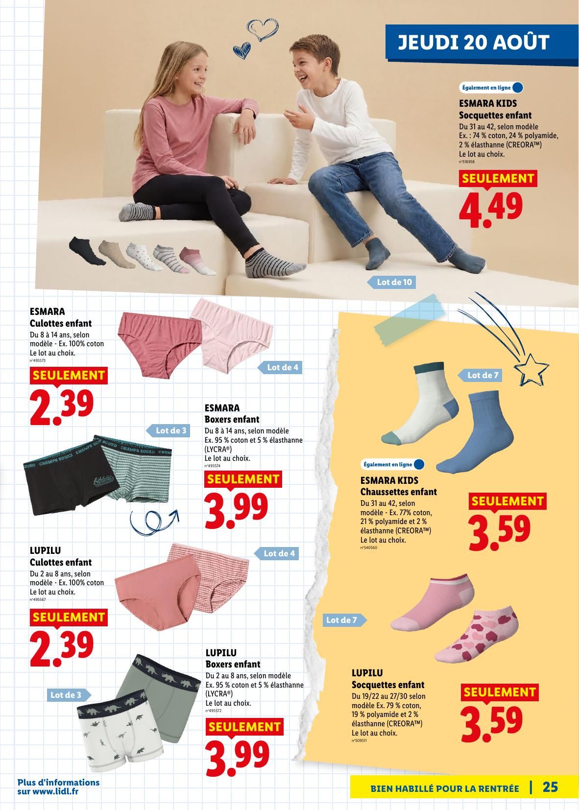 Catalogue Lidl · du 22 juillet 2026 au 26 août 2026 — page 25
