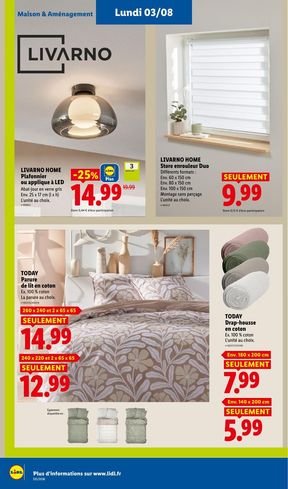 Catalogue Lidl · du 23 juillet 2026 au 5 août 2026 — page 50