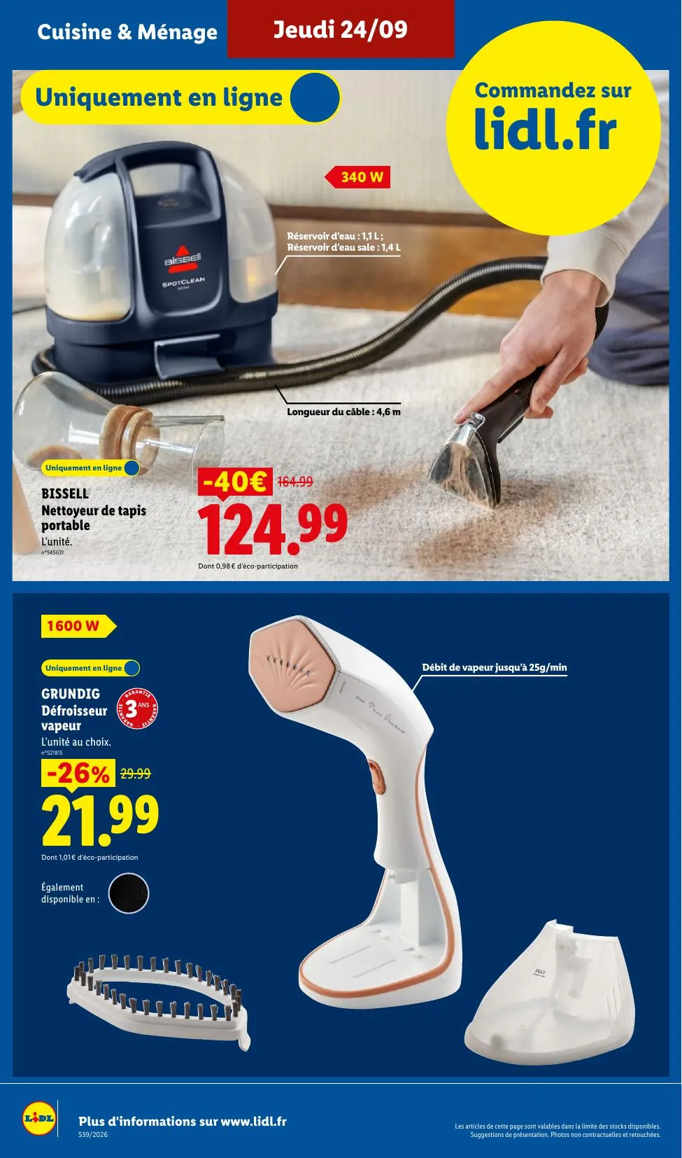 Catalogue Lidl · du 21 septembre 2026 au 27 septembre 2026 — page 10