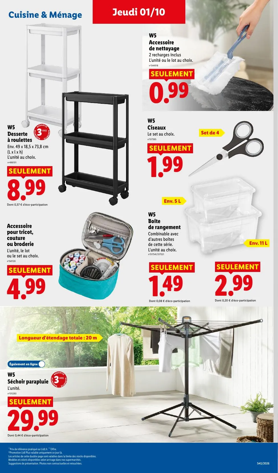 Catalogue Lidl · du 24 septembre 2026 au 7 octobre 2026 — page 43
