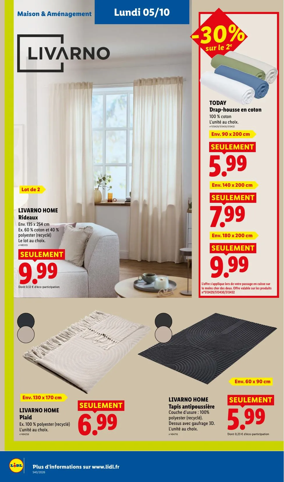 Catalogue Lidl · du 24 septembre 2026 au 7 octobre 2026 — page 50