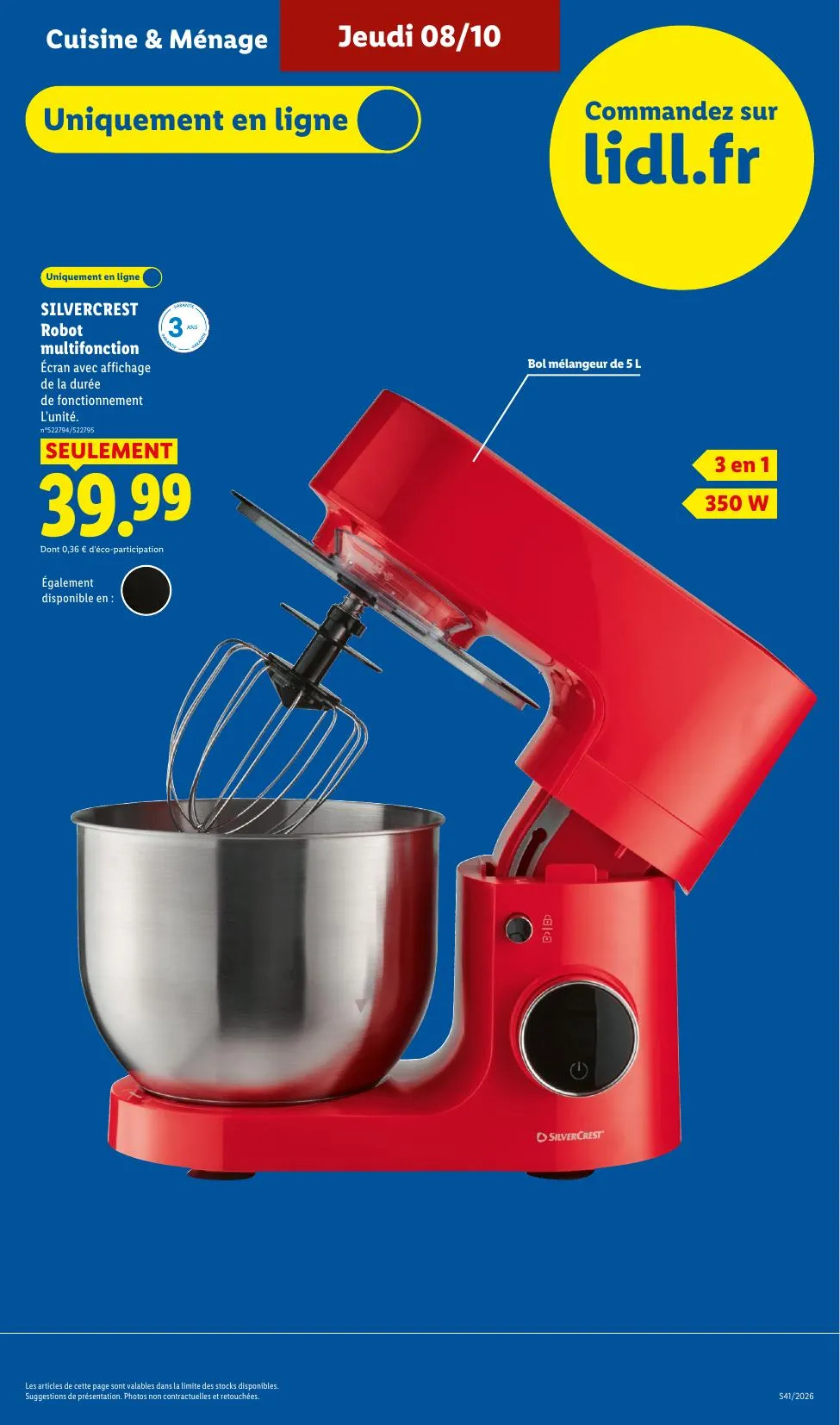 Catalogue Lidl · du 1 octobre 2026 au 14 octobre 2026 — page 7