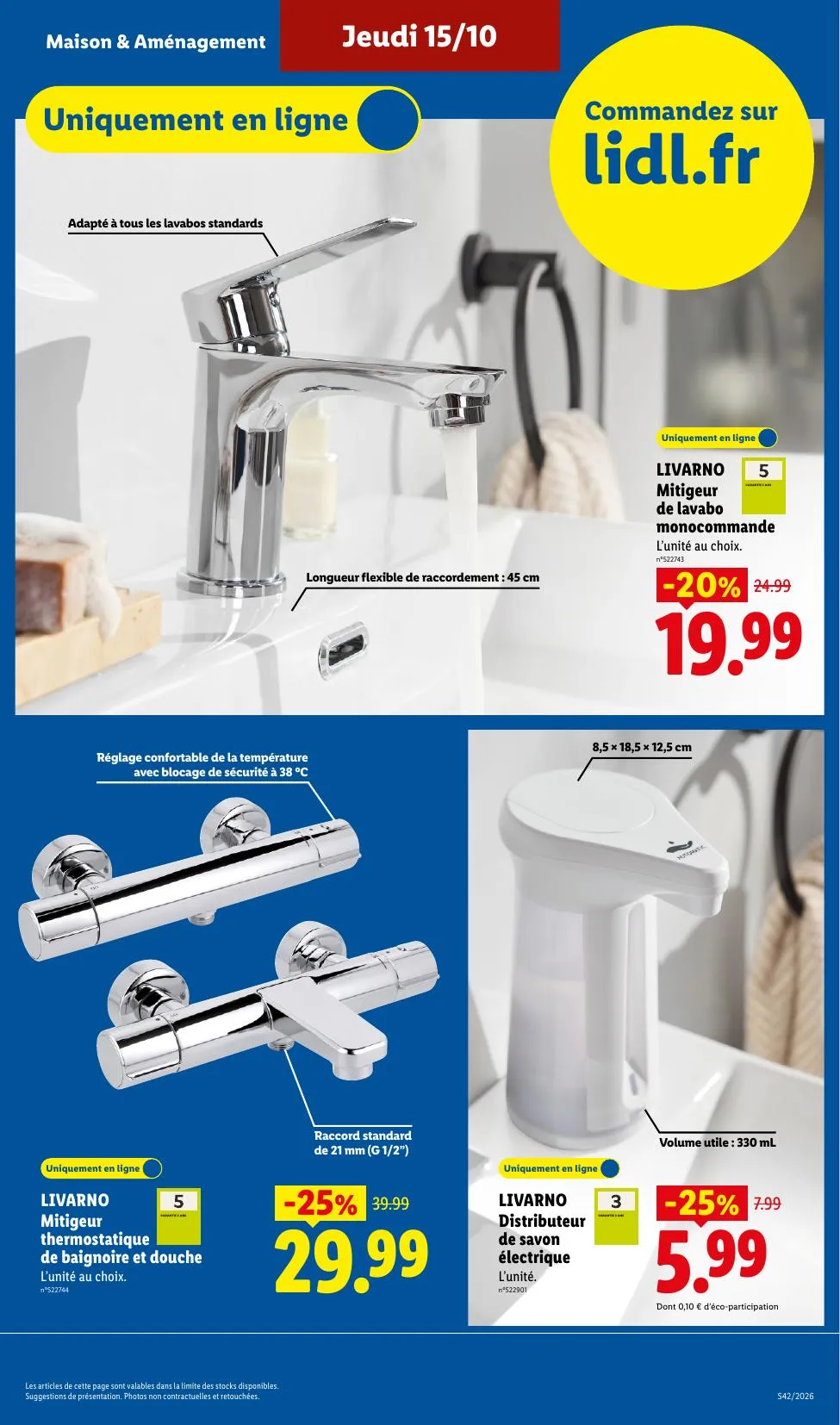 Catalogue Lidl · du 12 octobre 2026 au 18 octobre 2026 — page 15