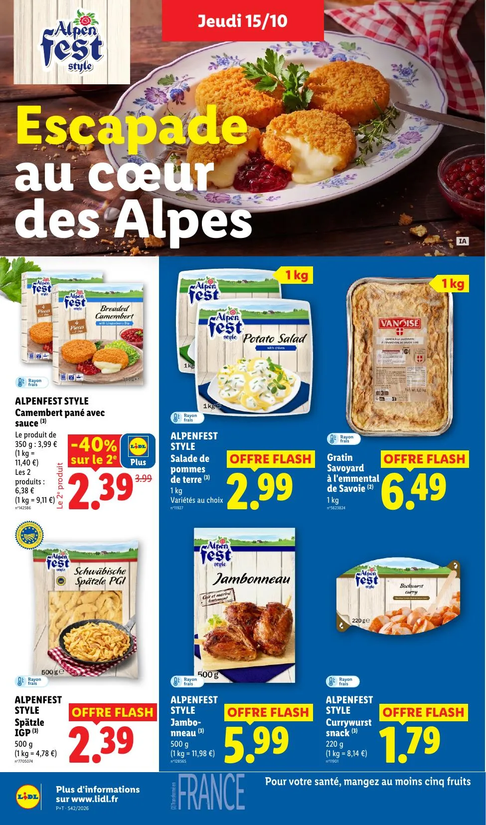 Catalogue Lidl · du 8 octobre 2026 au 21 octobre 2026 — page 22